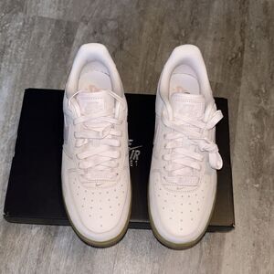 Nike Air force 1 pink pearl gum sole sneakers